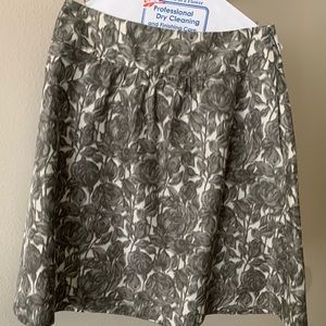 Jcrew Silk structured skirt